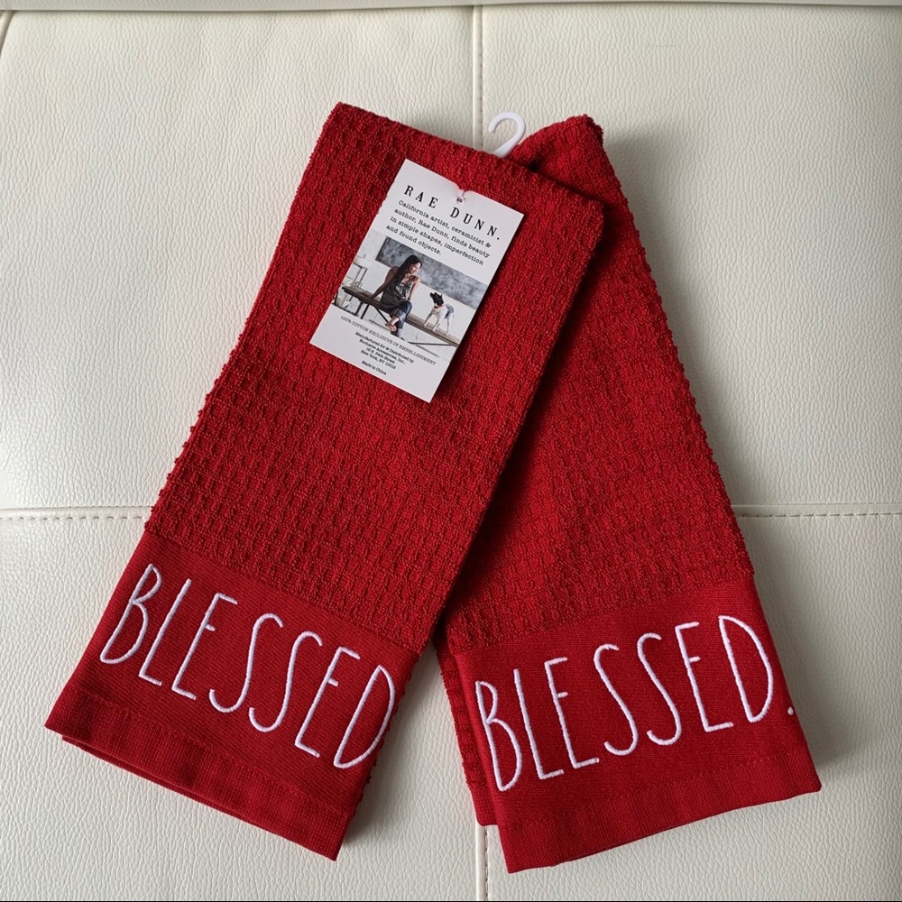 Rae Dunn Two Pack Christmas Towels